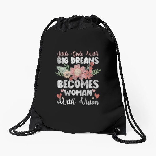 Women's Day Power Feminism Frida Kahlo Drawstring Bags