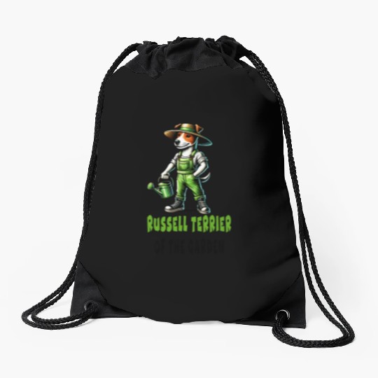 Jack Russell Terrier Gardener Drawstring Bags