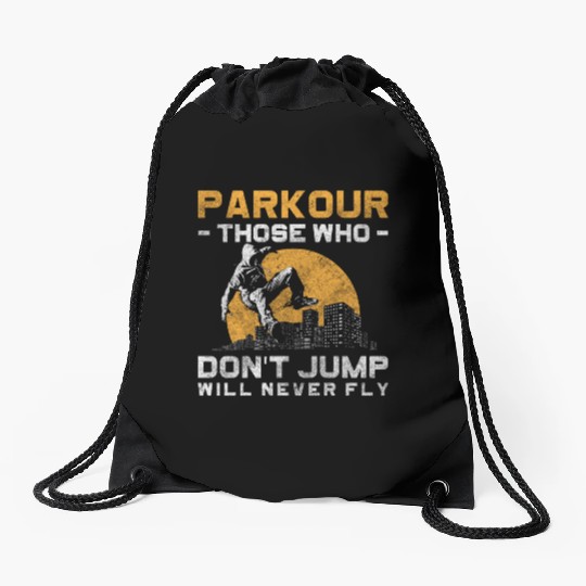 Freerunning Extreme Sport Underground Stunt Drawstring Bags