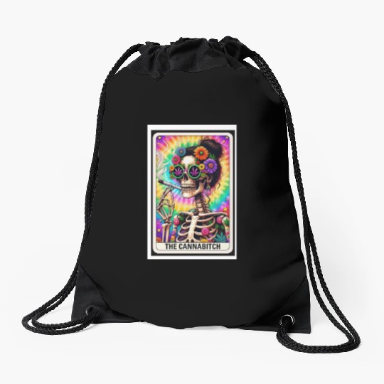 The Cannabitch Drawstring Bags