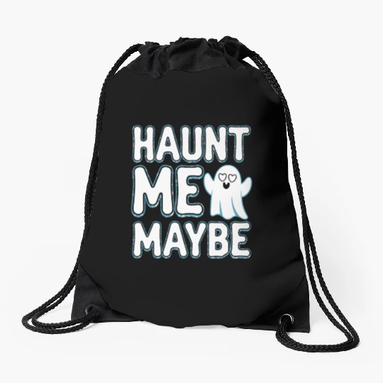 Paranormal Comedy Funny Ghost Humor Lighthearted Drawstring Bags