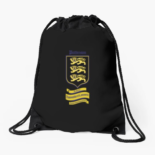 Patterson Underground Heraldic Shield Light Drawstring Bags