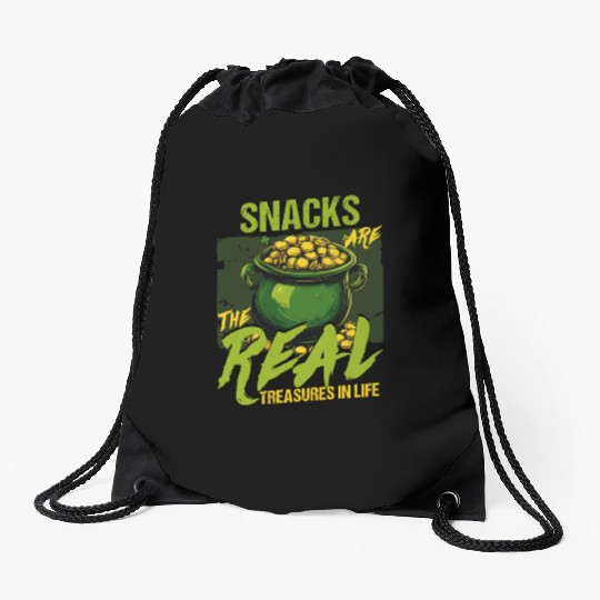 St Patricks Day Snacks Are the Real Treasures in Drawstring Bags