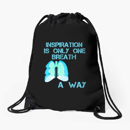 TAKE A GOOD BREATH, INSPIRATION 2025 Drawstring Bags