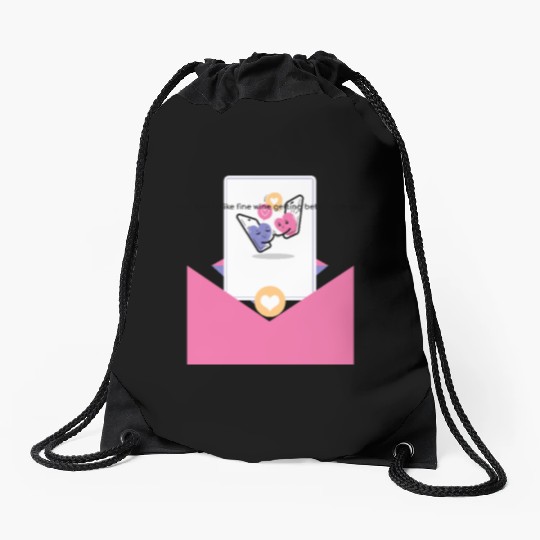 Getting Better with Age Valentine Day Drawstring Bags