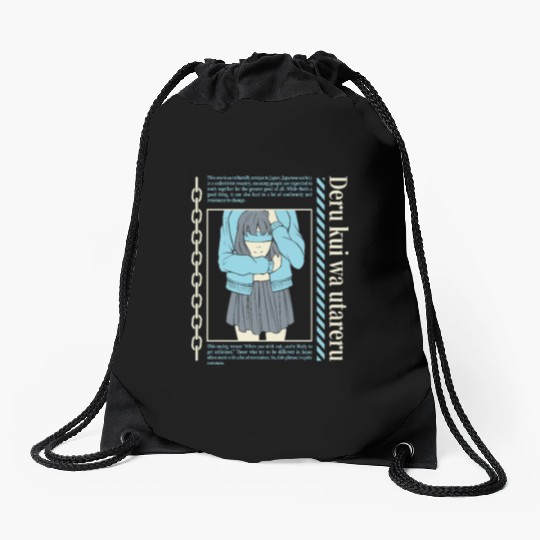 Anime Japanese Streetwear Drawstring Bags