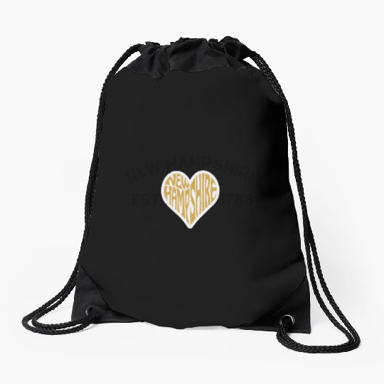 New Hampshire Drawstring Bags