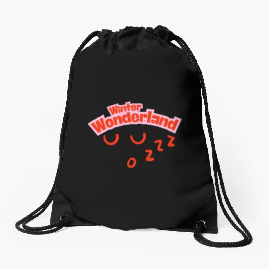 winter Wonderland Drawstring Bags