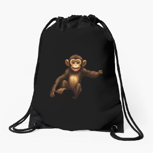 Monkey - "Banana Bandit" Drawstring Bags