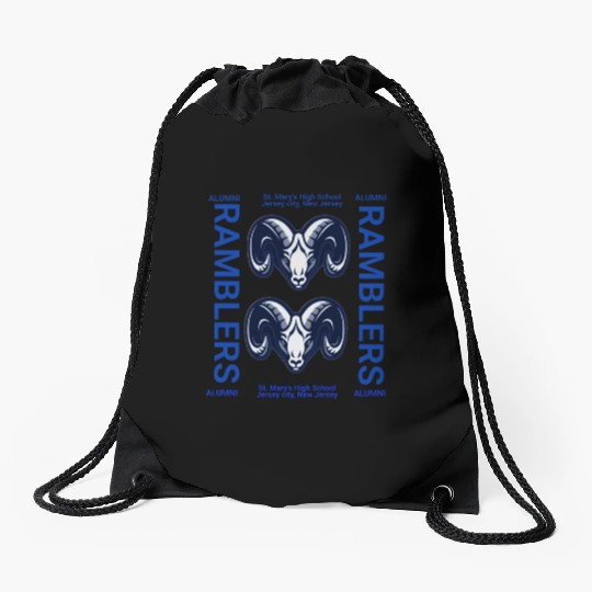 RAMBLERS AT St MARY S HIGH School JCNJ Drawstring Bags