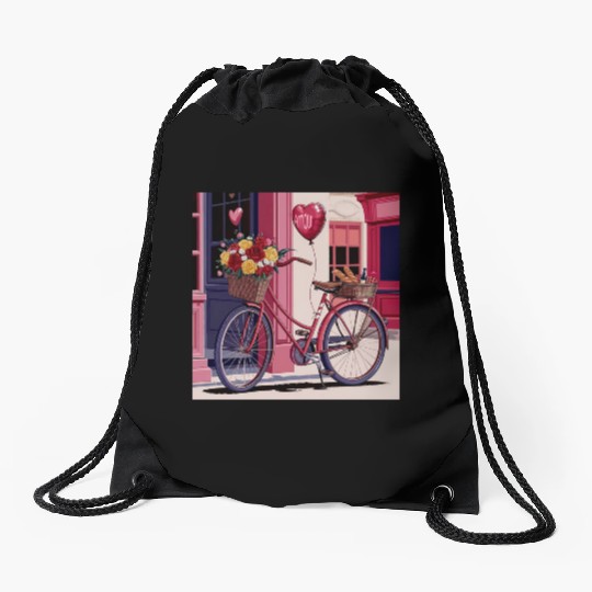 French Picnic Drawstring Bags