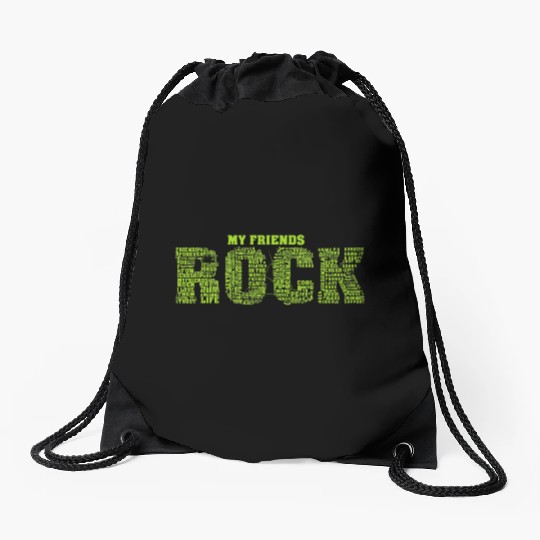 My Frineds fraternity Drawstring Bags