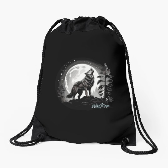 Full Moon Drawstring Bags