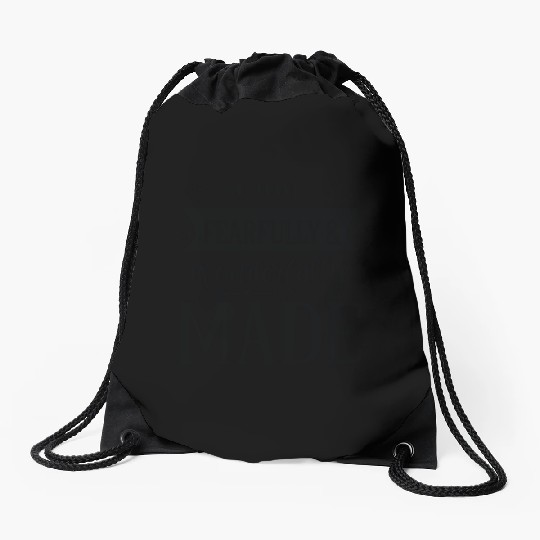 I am fearfully wonderfully made Drawstring Bags