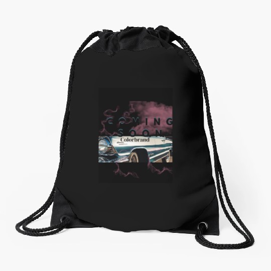 Colorbrand Lowrider advert design Drawstring Bags
