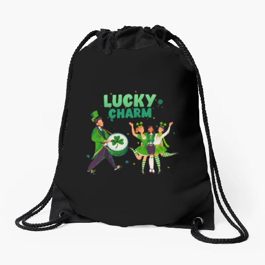 Lucky Charm Unisex Lightweight Crewneck Drawstring Bags