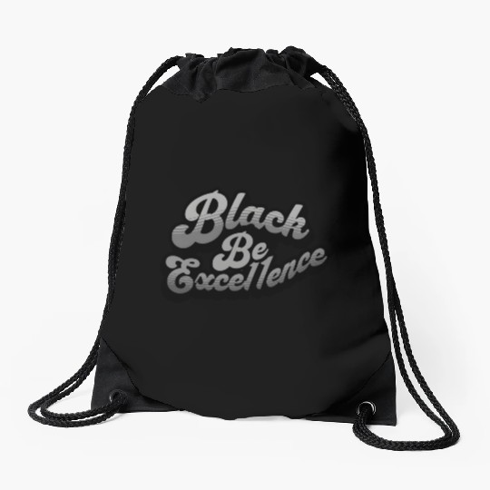 BBE Color Splash - Grayscale Drawstring Bags