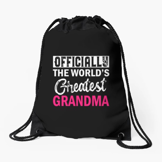 Officially the world s greatest grandma productor Drawstring Bags