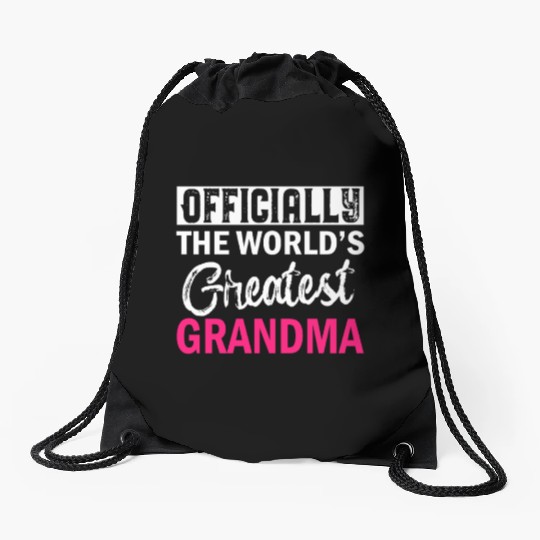 Officially the world s greatest grandma productor Drawstring Bags
