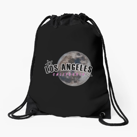 LOS ANGELES CALIFORNIA Drawstring Bags