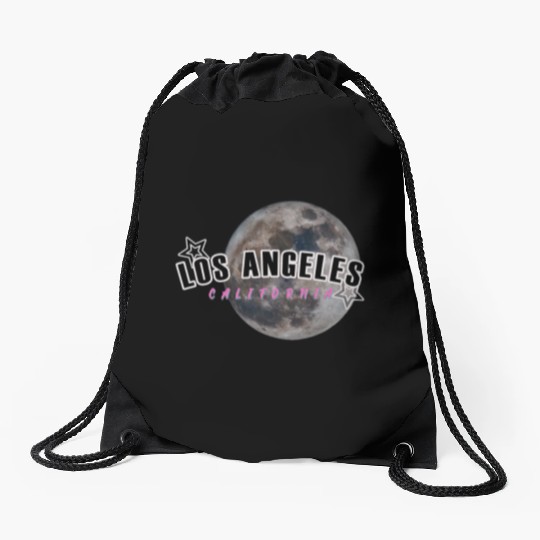 LOS ANGELES CALIFORNIA Drawstring Bags