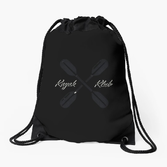 Kayak Klub Logo Drawstring Bags