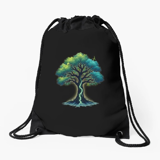 Majestic Tree of Life Drawstring Bags