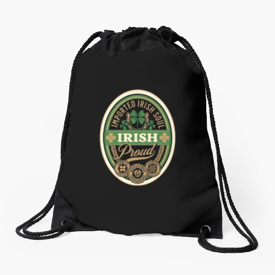 Kiss Me Im Irish 2025 Drawstring Bags