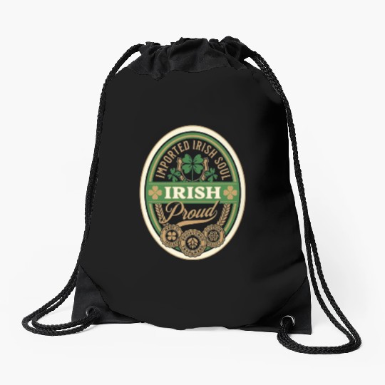 Kiss Me Im Irish 2025 Drawstring Bags