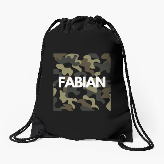 Fabian Name Drawstring Bags Men Good Quality Camouflage