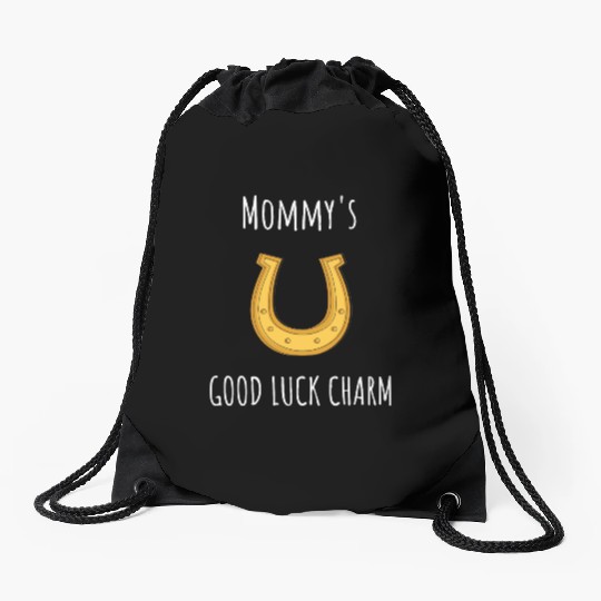Mommy s Good Luck Charm Drawstring Bags