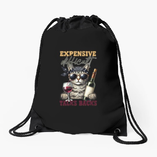 Talk Back Expensive & Difficult Drawstring Bags
