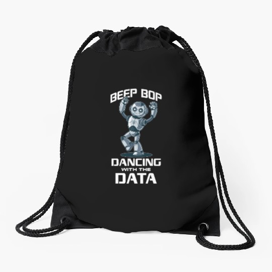 AI Robotics Geek Tech Humor Robot Drawstring Bags