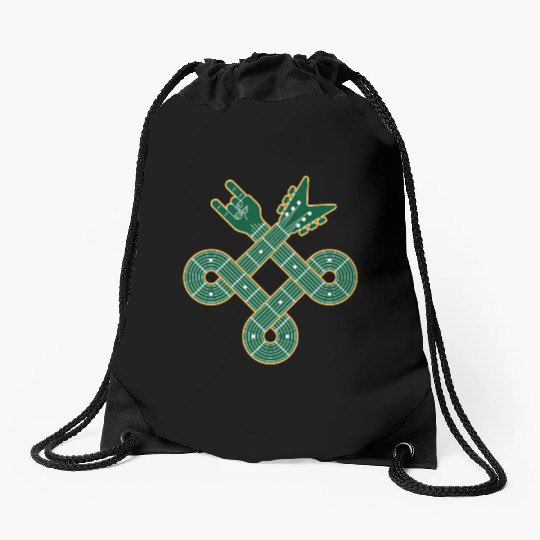 Celtic Knot Guitar | St. Patrick’s Day Drawstring Bags