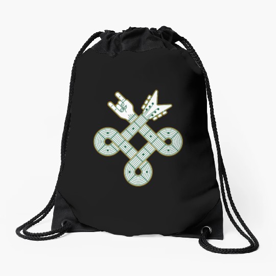 Celtic Knot Guitar | St. Patrick’s Day Drawstring Bags