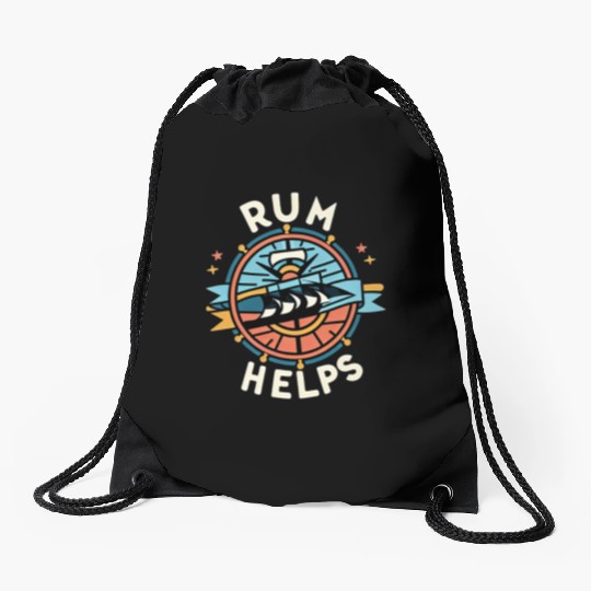 Rum Helps 6 Drawstring Bags