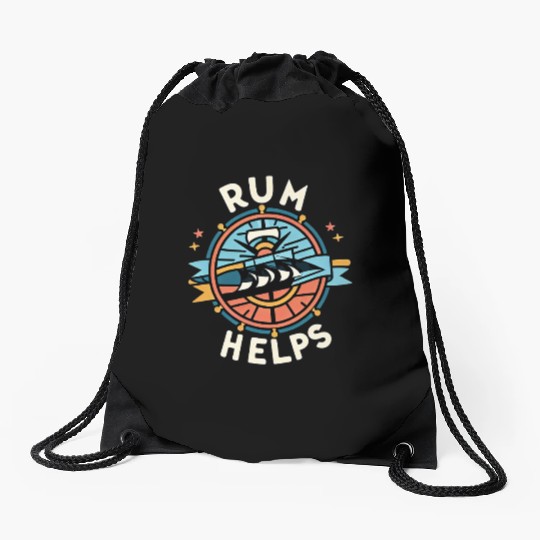 Rum Helps 6 Drawstring Bags