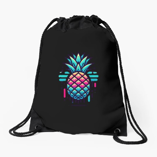 Pineapple Drawstring Bags