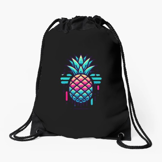 Pineapple Drawstring Bags
