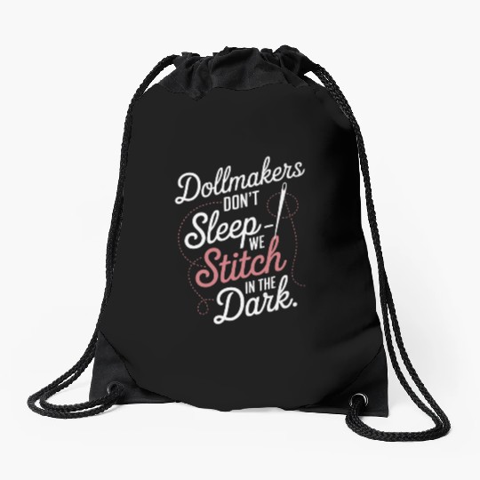Creepy Dollmaking Haunted Doll Collector Drawstring Bags