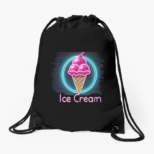 Neo Ice Cream – Cool & Colorful Drawstring Bags