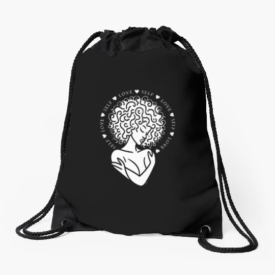 Love Self Drawstring Bags