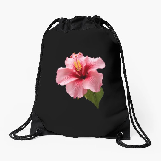 Hibiscus Drawstring Bags
