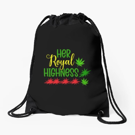HER ROYAL HIGHNESS Drawstring Bags