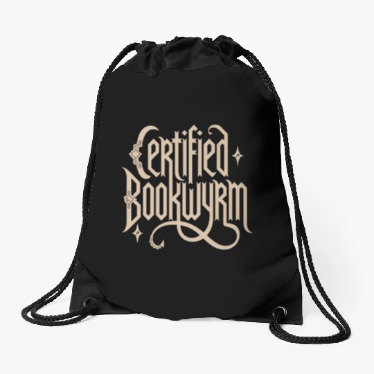 Fantasy Book Reader Magical Story Lover Enchanted Drawstring Bags