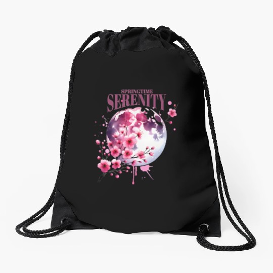 Springtime Serenity - Spring Design Drawstring Bags