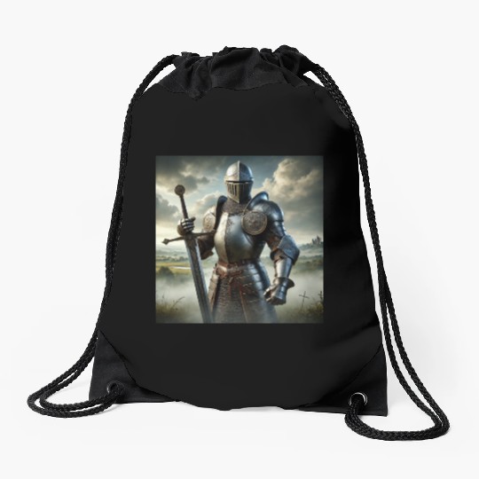 Warrior of the Iron Storm 2 Drawstring Bags