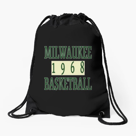 Milwaukee Basketball 1968 Classic Drawstring Bags