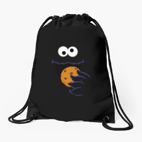 Sesame Street Costume Design Cookie Monster Drawstring Bags