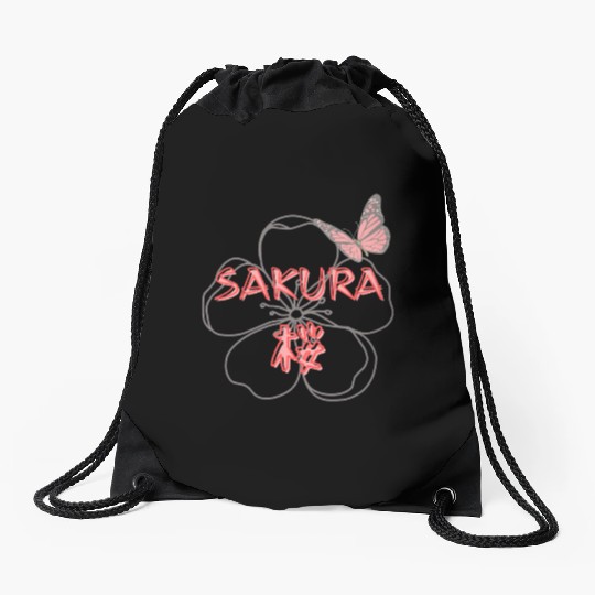 SAKURA - Cherry Blossom Drawstring Bags